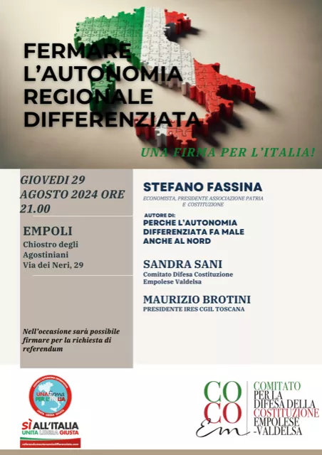 Iniziativa autonomia differenziata