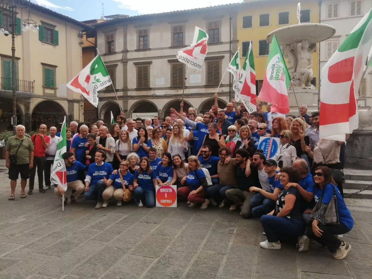 Foto di gruppo del Pd