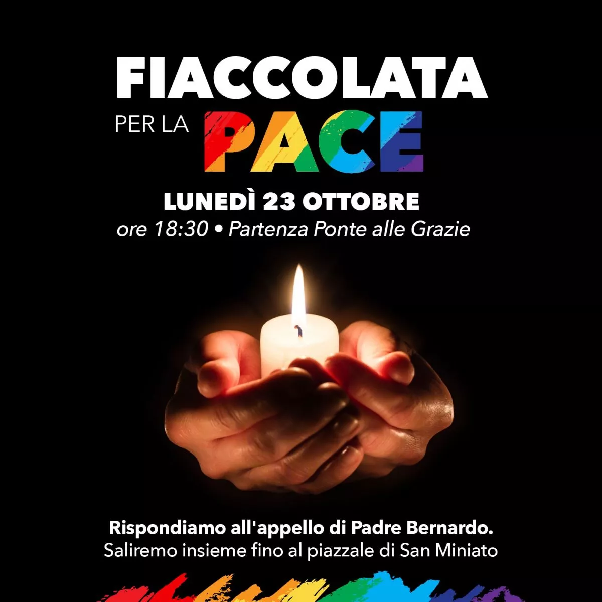 fiaccolata per la pace