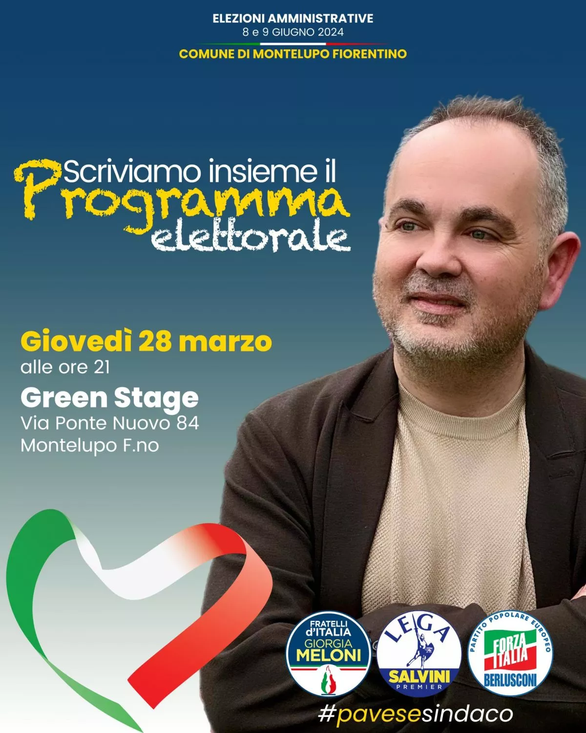 Federico Pavese candidato sindaco a Montelupo