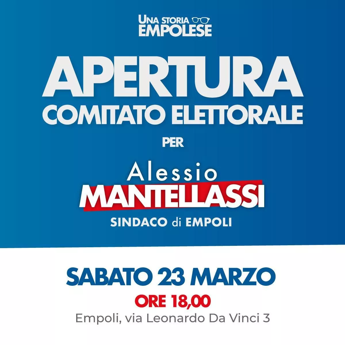 comitato elettorale Alessio Mantellassi