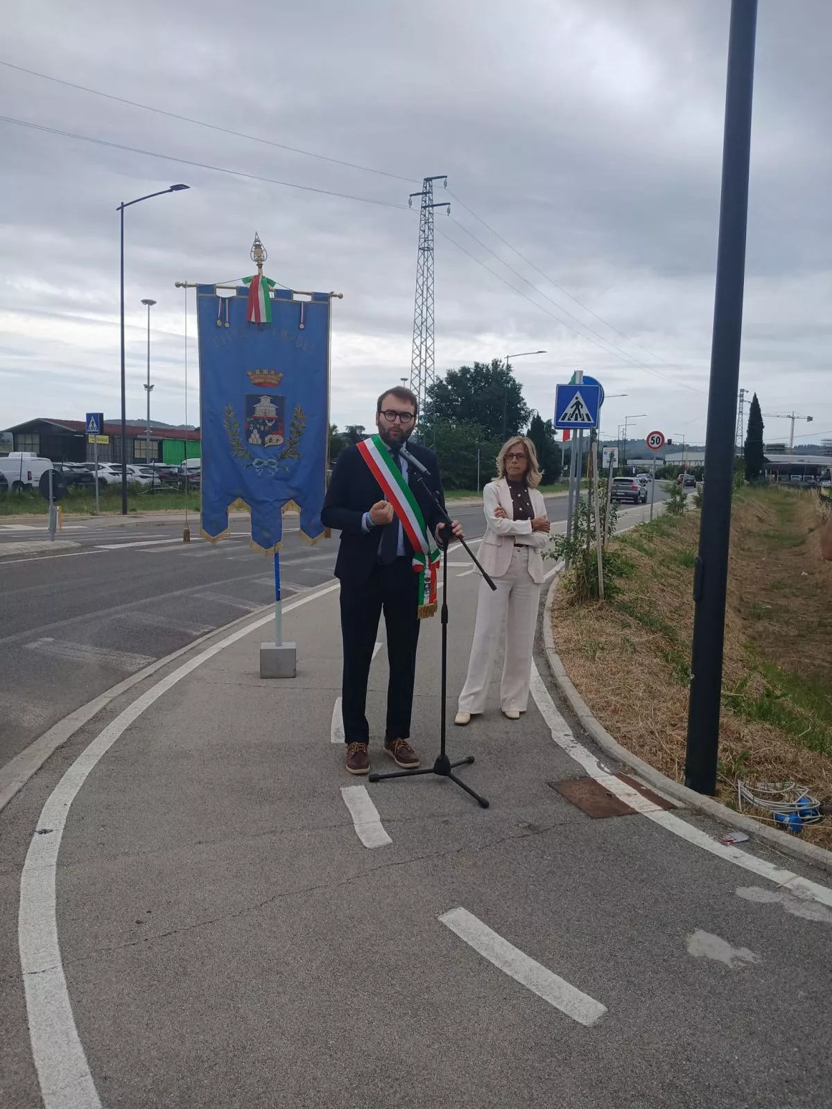 Mantellassi e Cristina Marconi